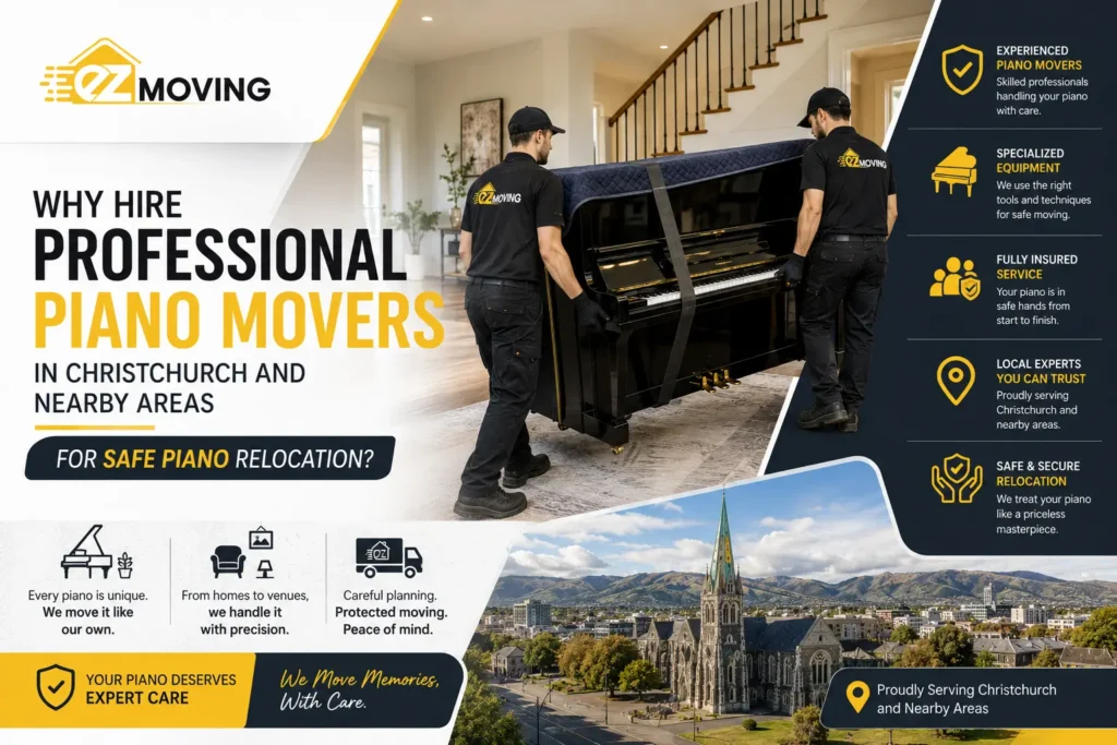 Professional Piano Movers in Christchurch