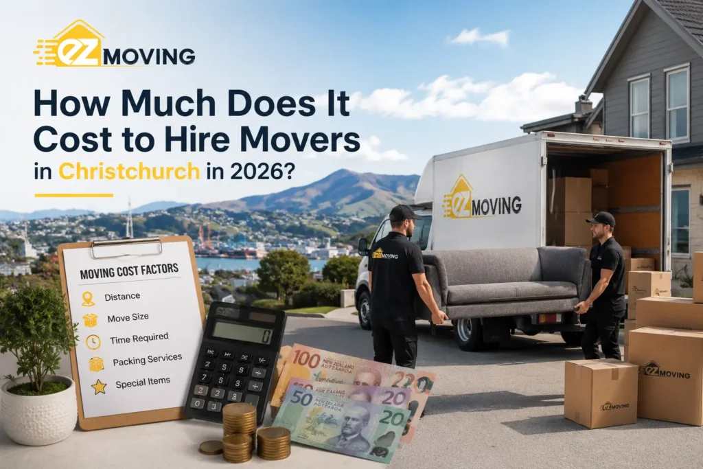 moving cost Christchurch