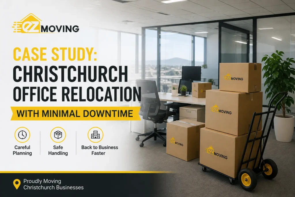 Christchurch Office Relocation Case Study | EZMoving